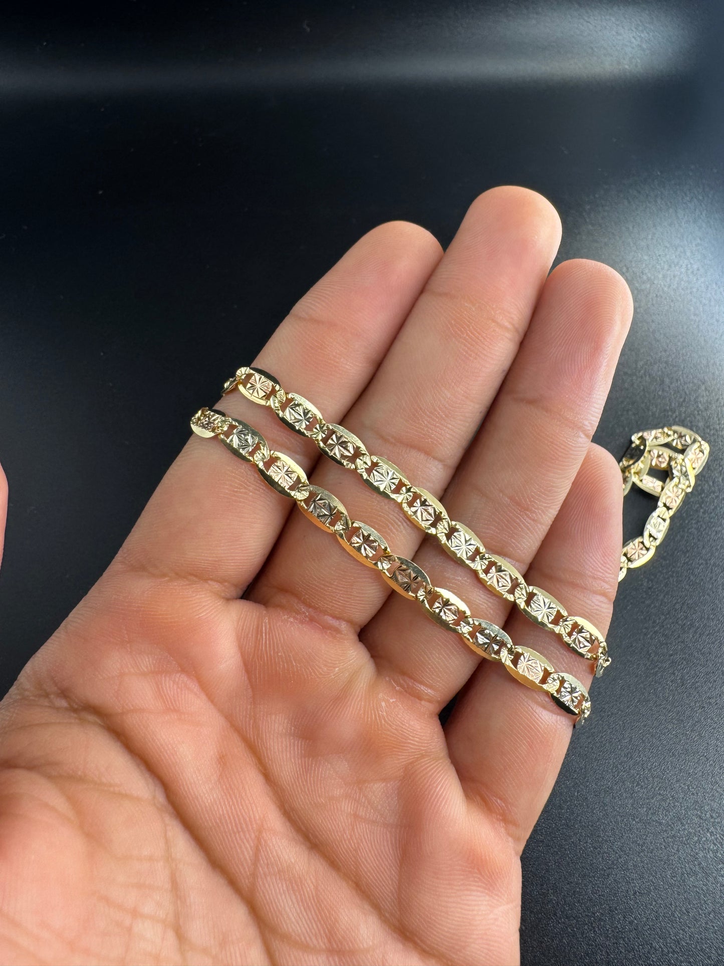 14K Valetino Chain 3 Colors