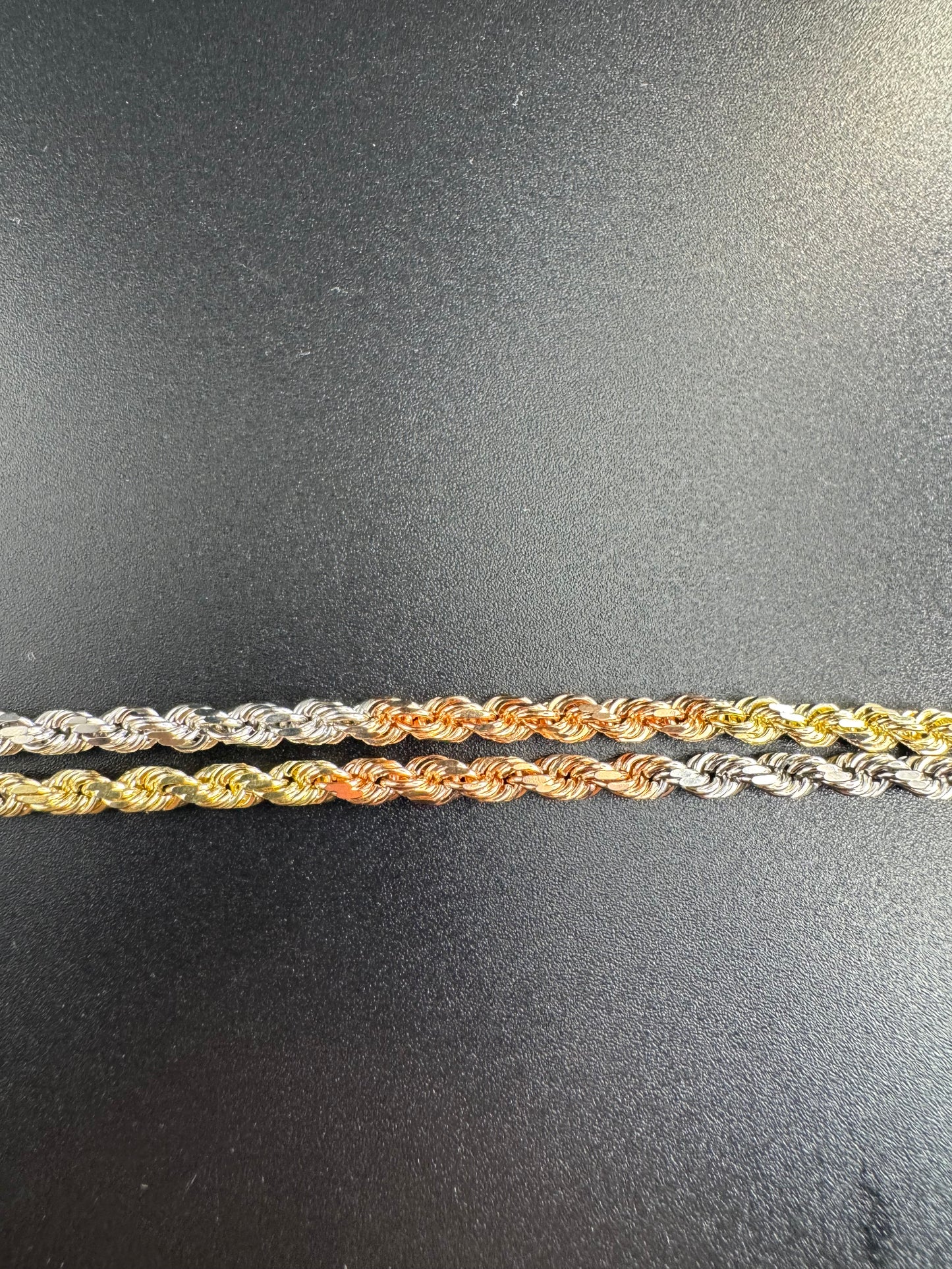 14K Rope Chain 3 Colors