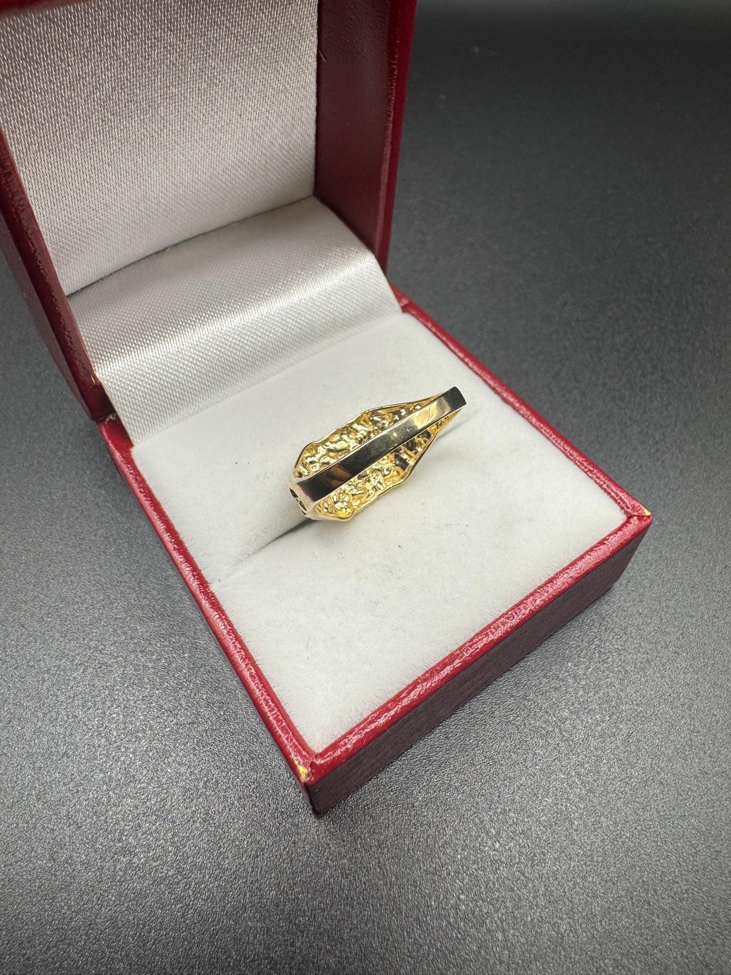 14K WOMENS NUGGET RING