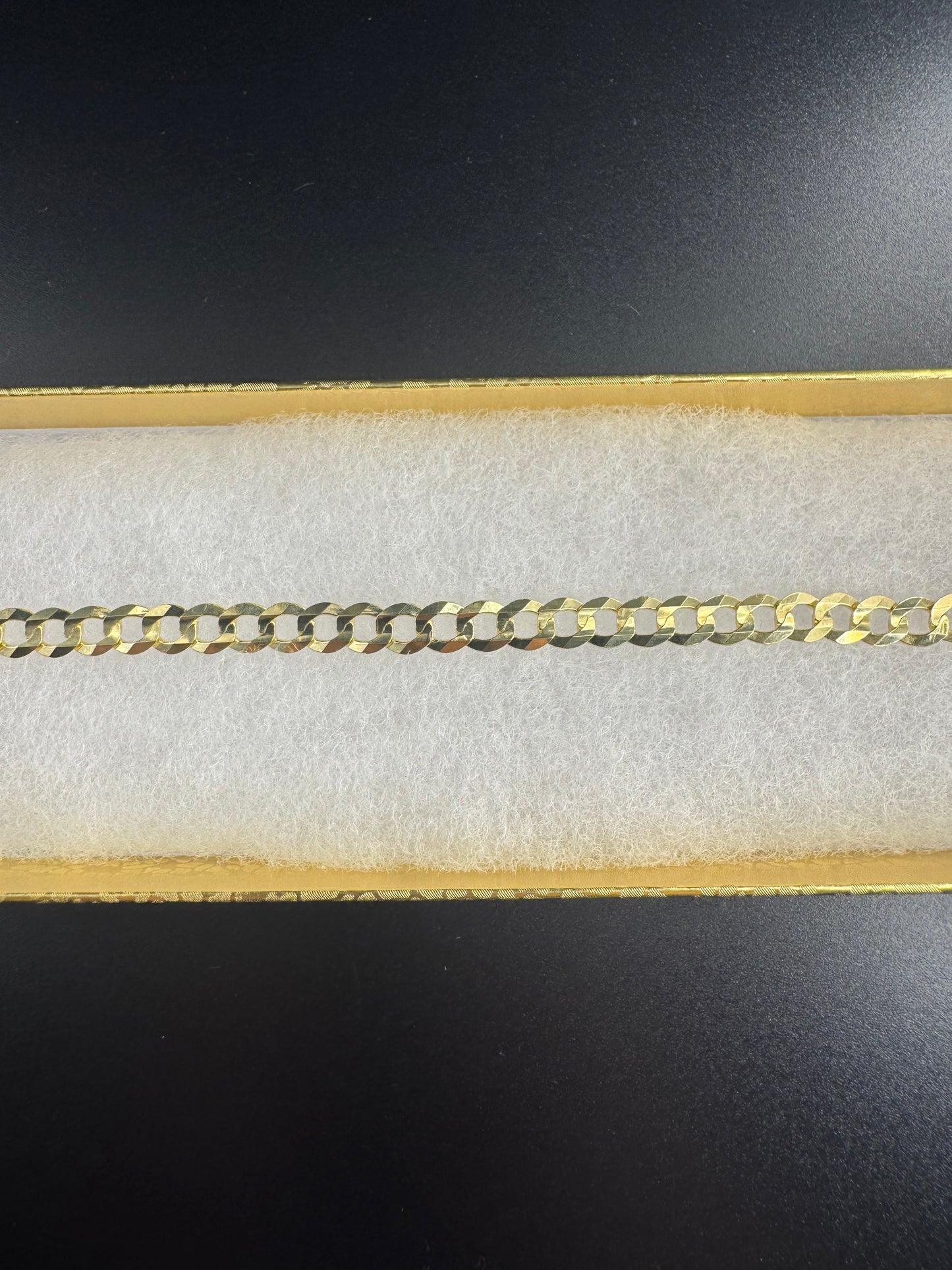14K SOLID CUBAN LINK BRACELET