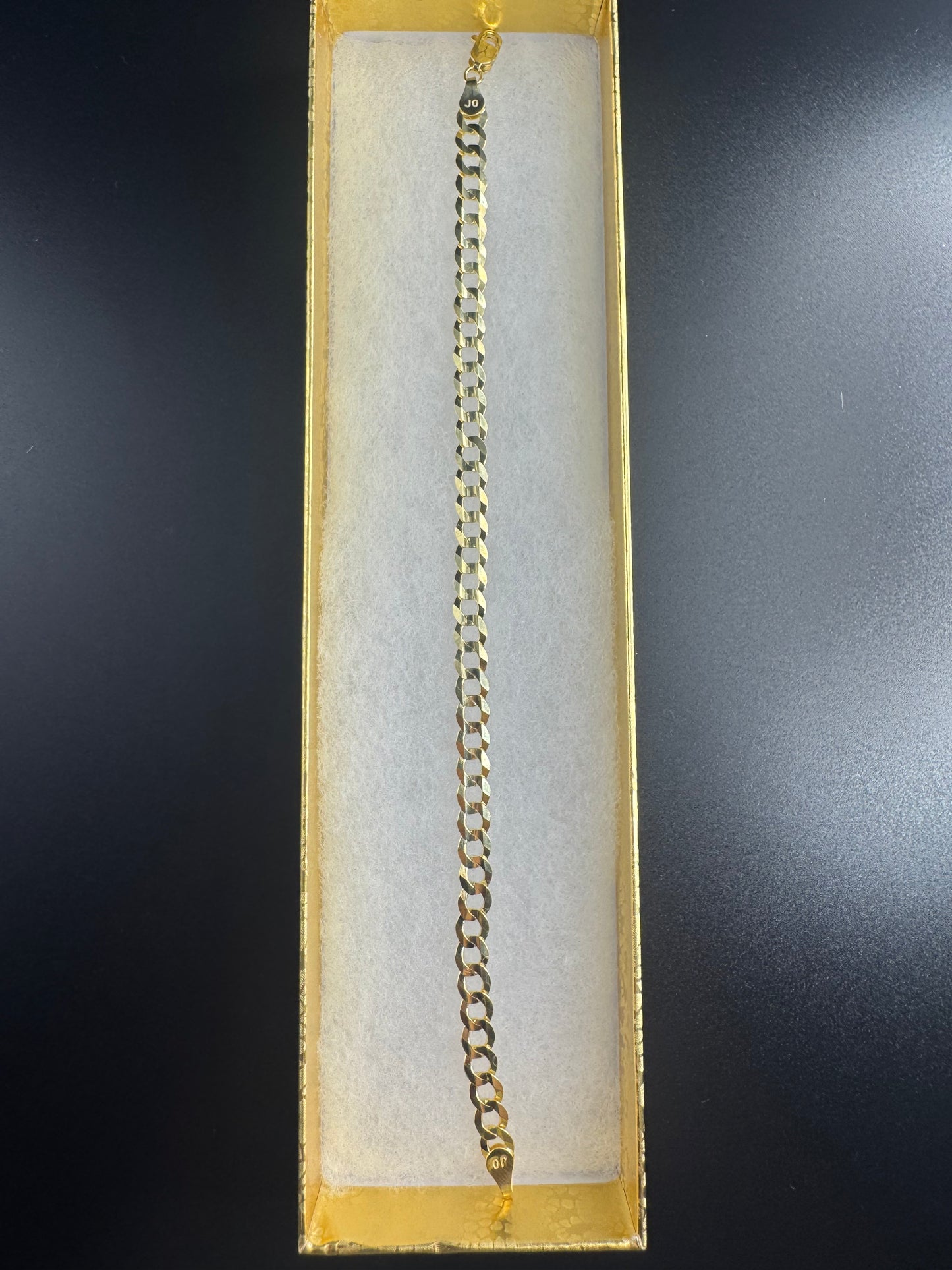 14K SOLID CUBAN LINK BRACELET