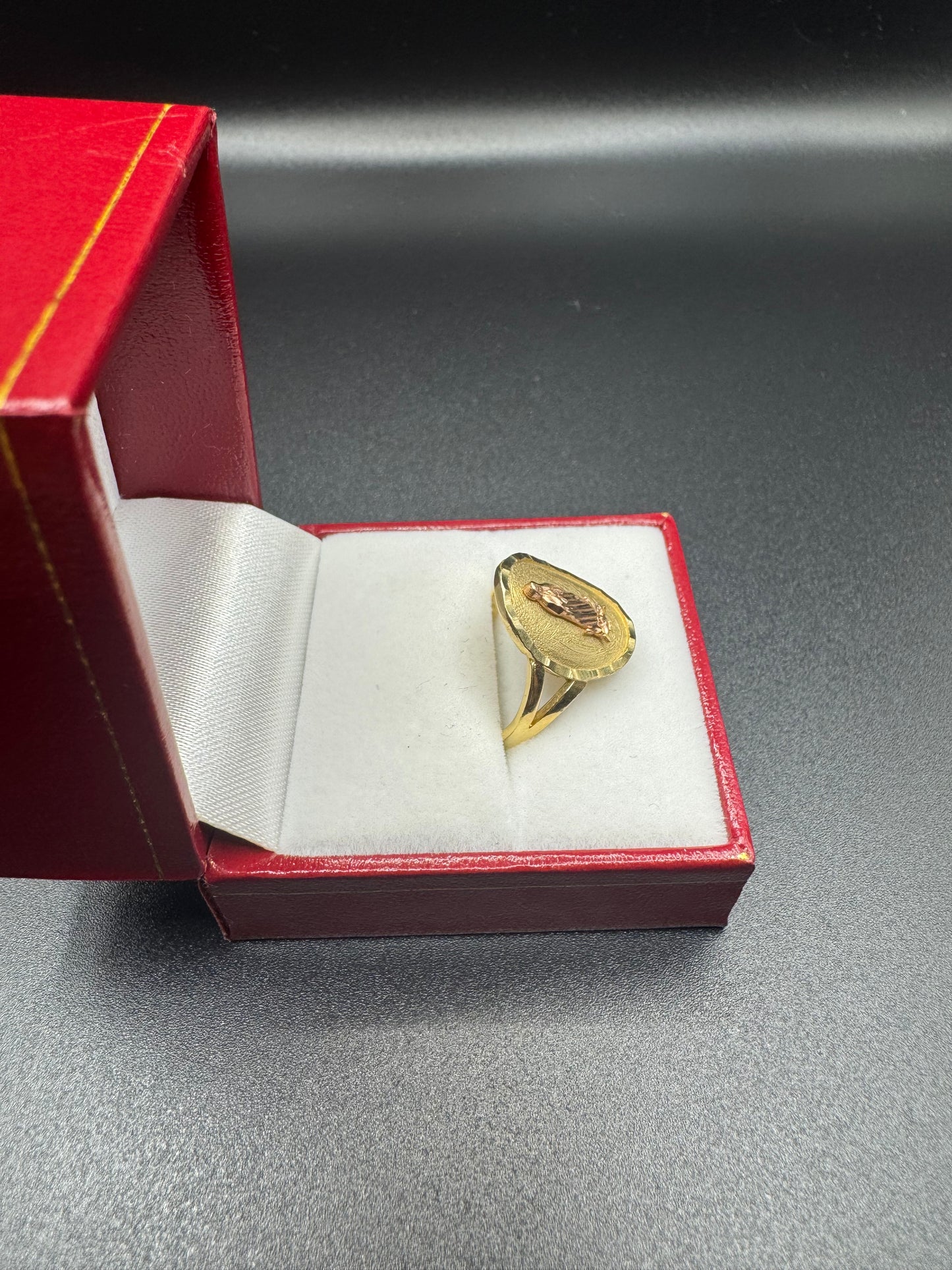 WOMENS VIRGENCITA ROSE GOLD RING