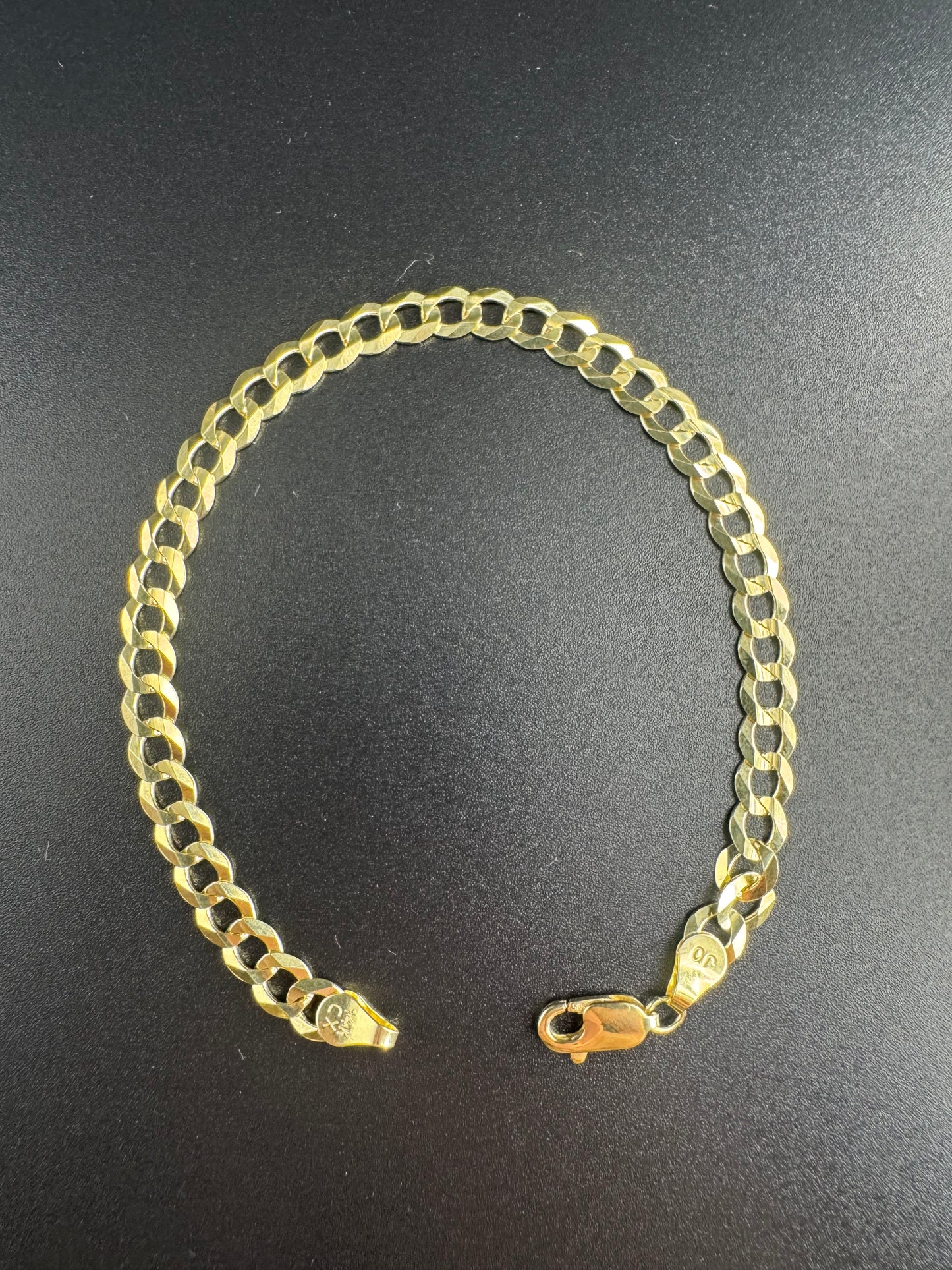 14K SOLID CUBAN LINK BRACELET