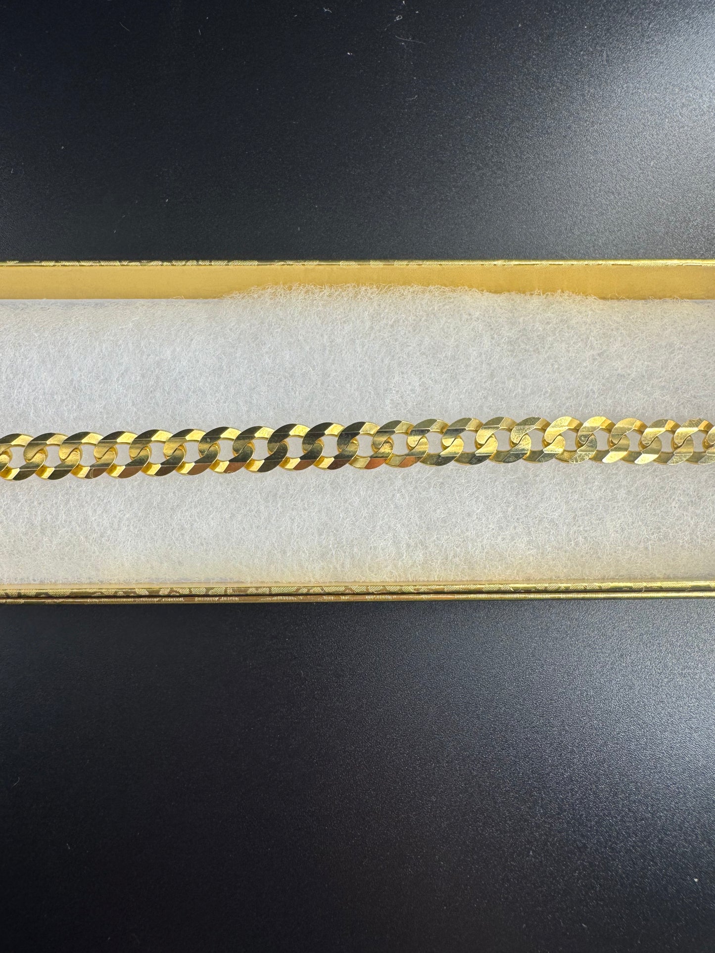 solid 14k cuban link bracelet