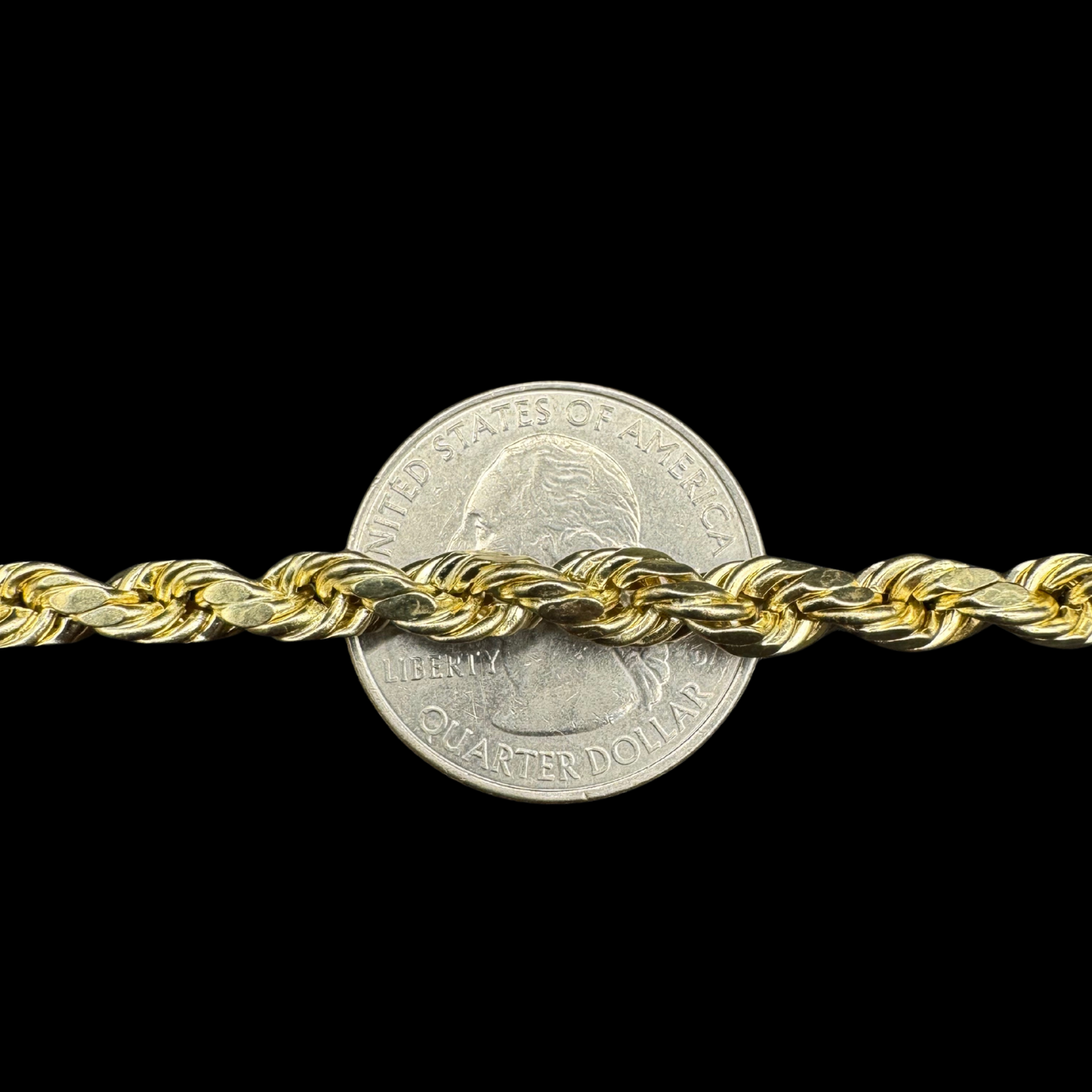 14K HOLLOW JUMBO ROPE CHAIN