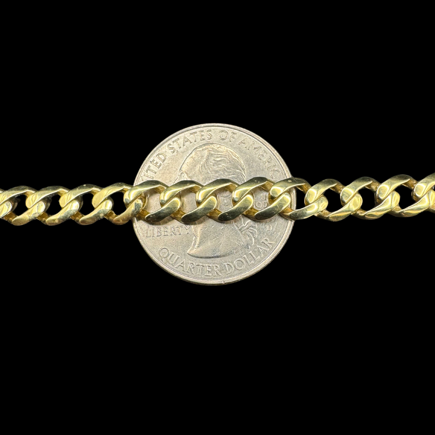 14K YELLOW HOLLOW MONACO BRACELET
