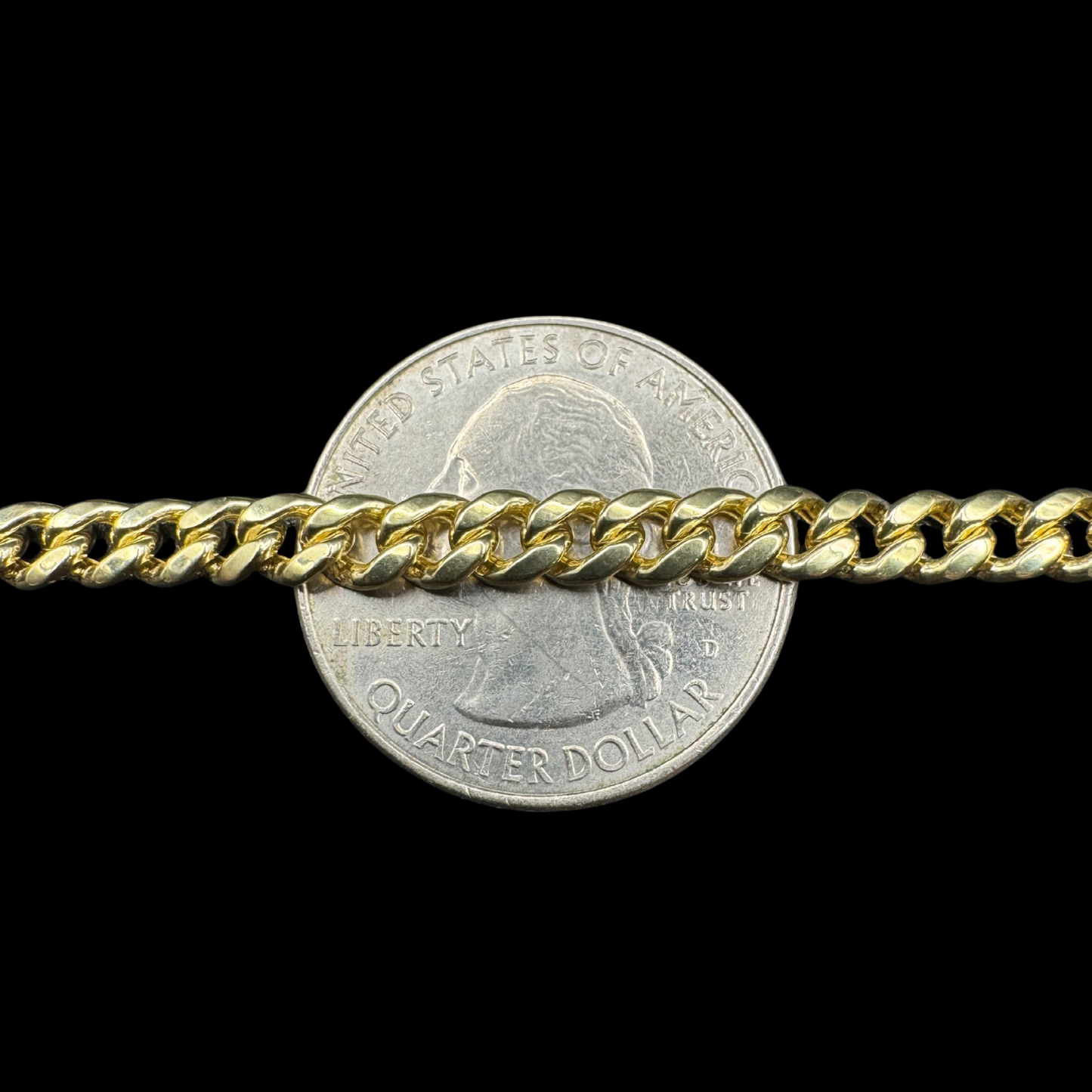 14K HOLLOW MIAMI CUBAN CHAIN