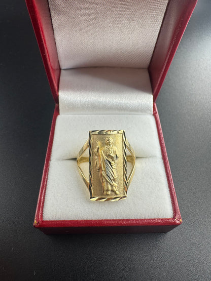 WOMENS RECTANGLE SAN JUDAS RING