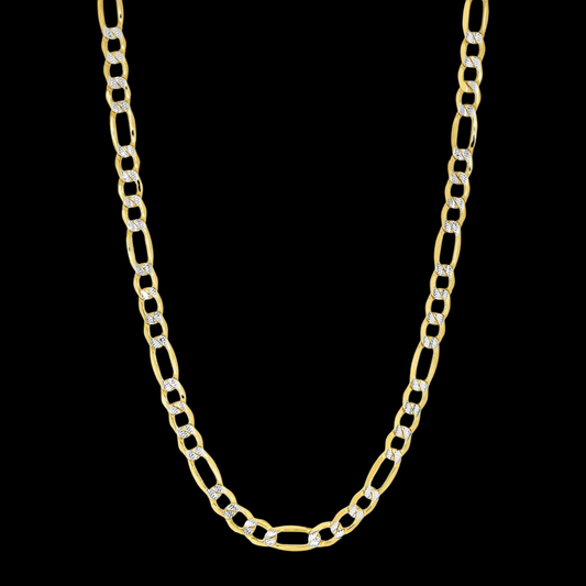 DIAMOND CUT 2 TONE FIGARO