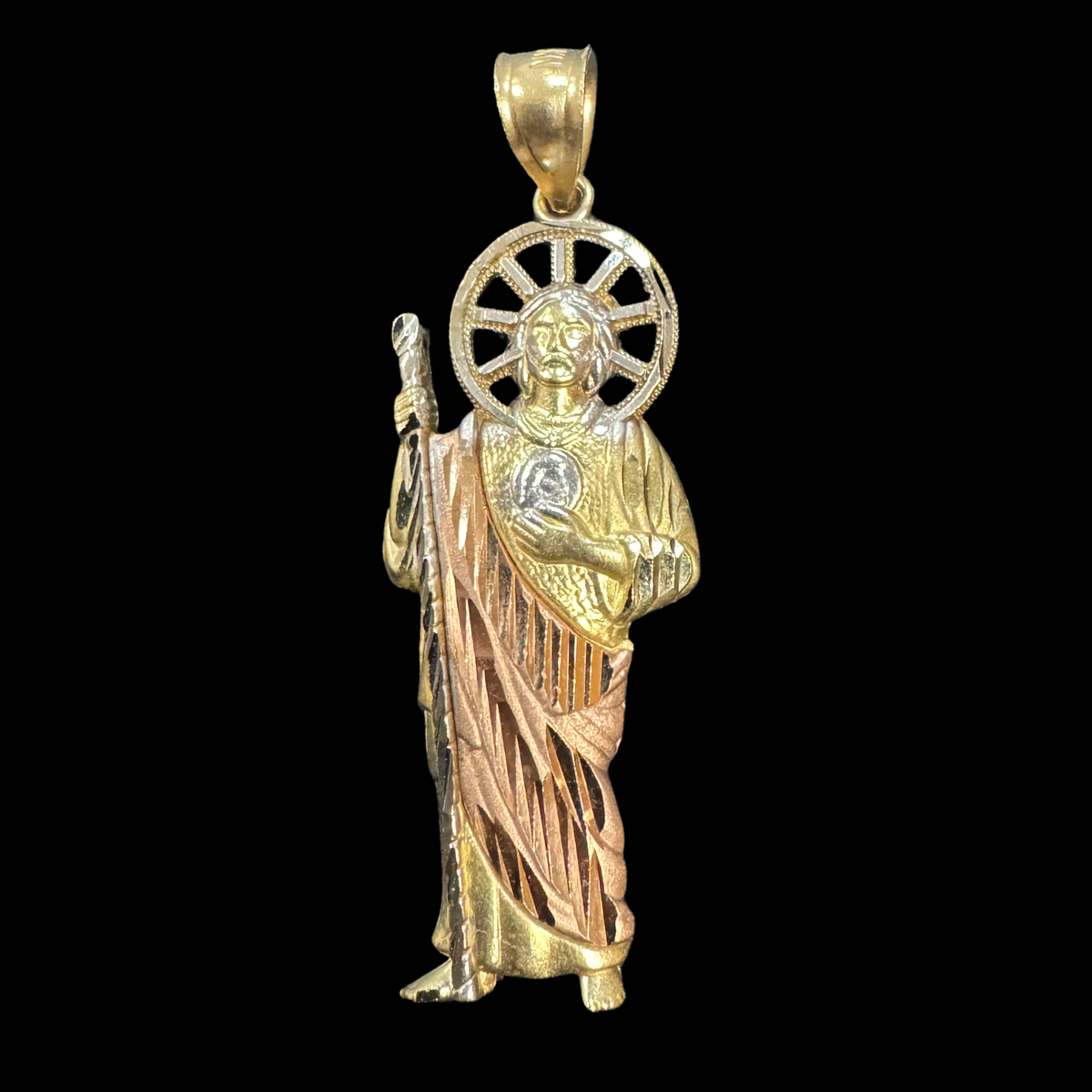 SAN JUDAS ROSE GOLD CAPE