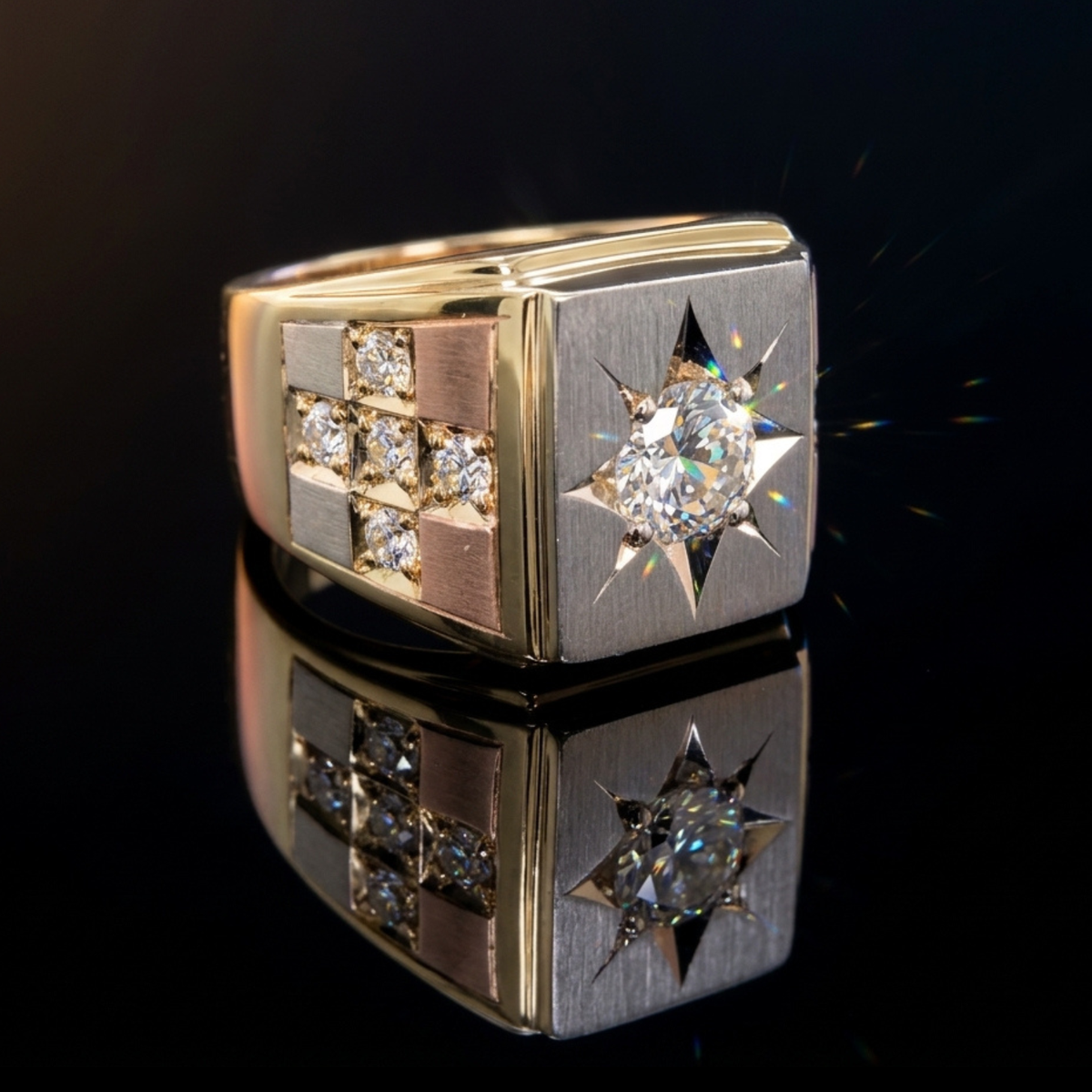 KOREAN ZIRCON STAR RING