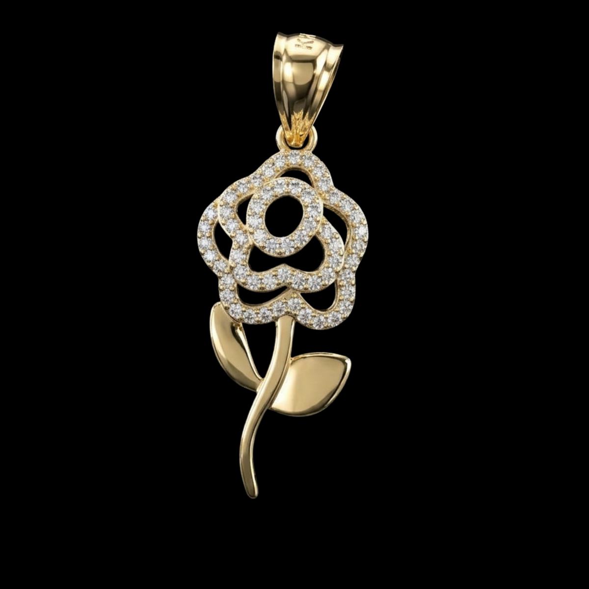 ICE FLOWER PENDANT
