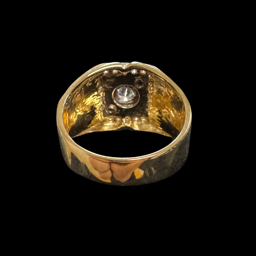BLACK KOREAN ZIRCON RING