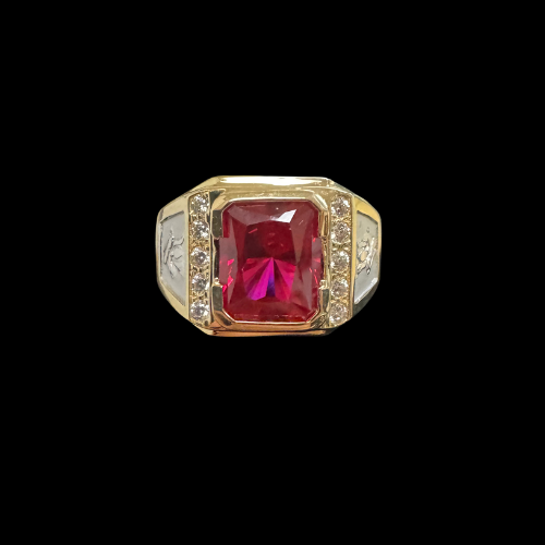 RED KOREAN RING