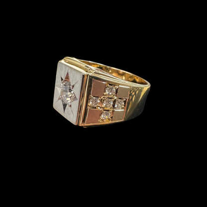 KOREAN ZIRCON STAR RING