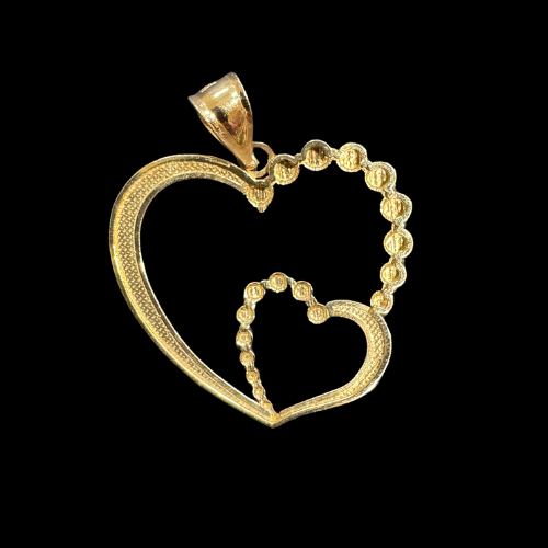 DOUBLE HEART PENDANT