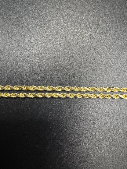 14K ROPE CHAIN