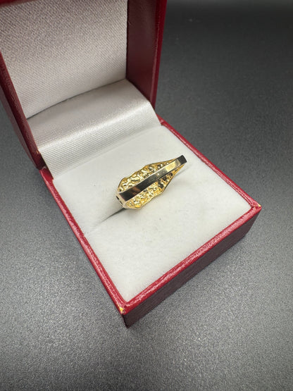 14K WOMENS NUGGET RING