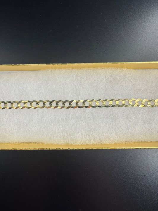14K SOLID CUBAN LINK BRACELET