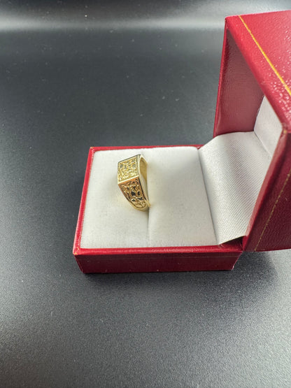 WOMENS SQUARE NUGGET RING