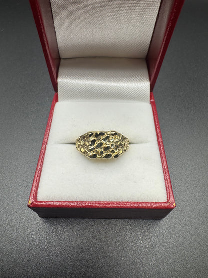 14K WOMENS NUGGET RING