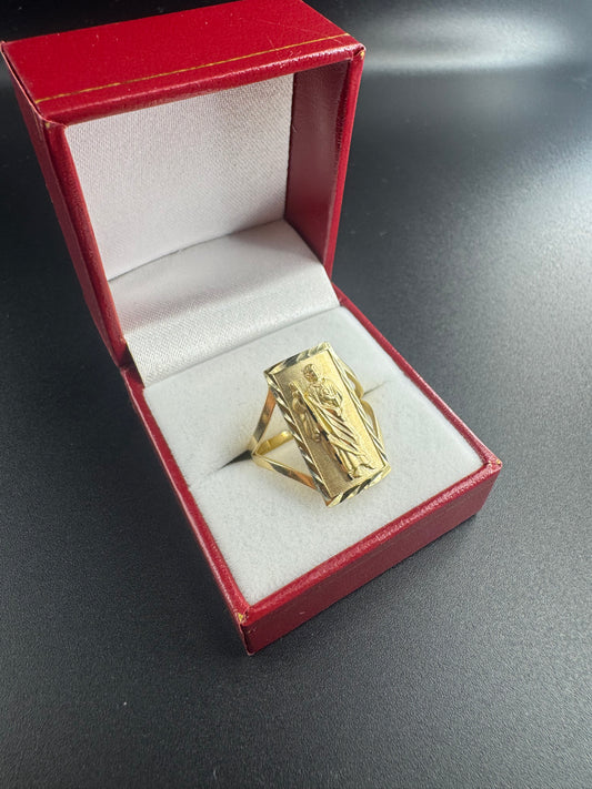 WOMENS RECTANGLE SAN JUDAS RING