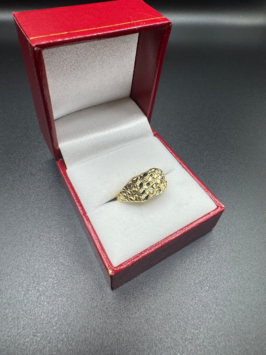 14K WOMENS NUGGET RING