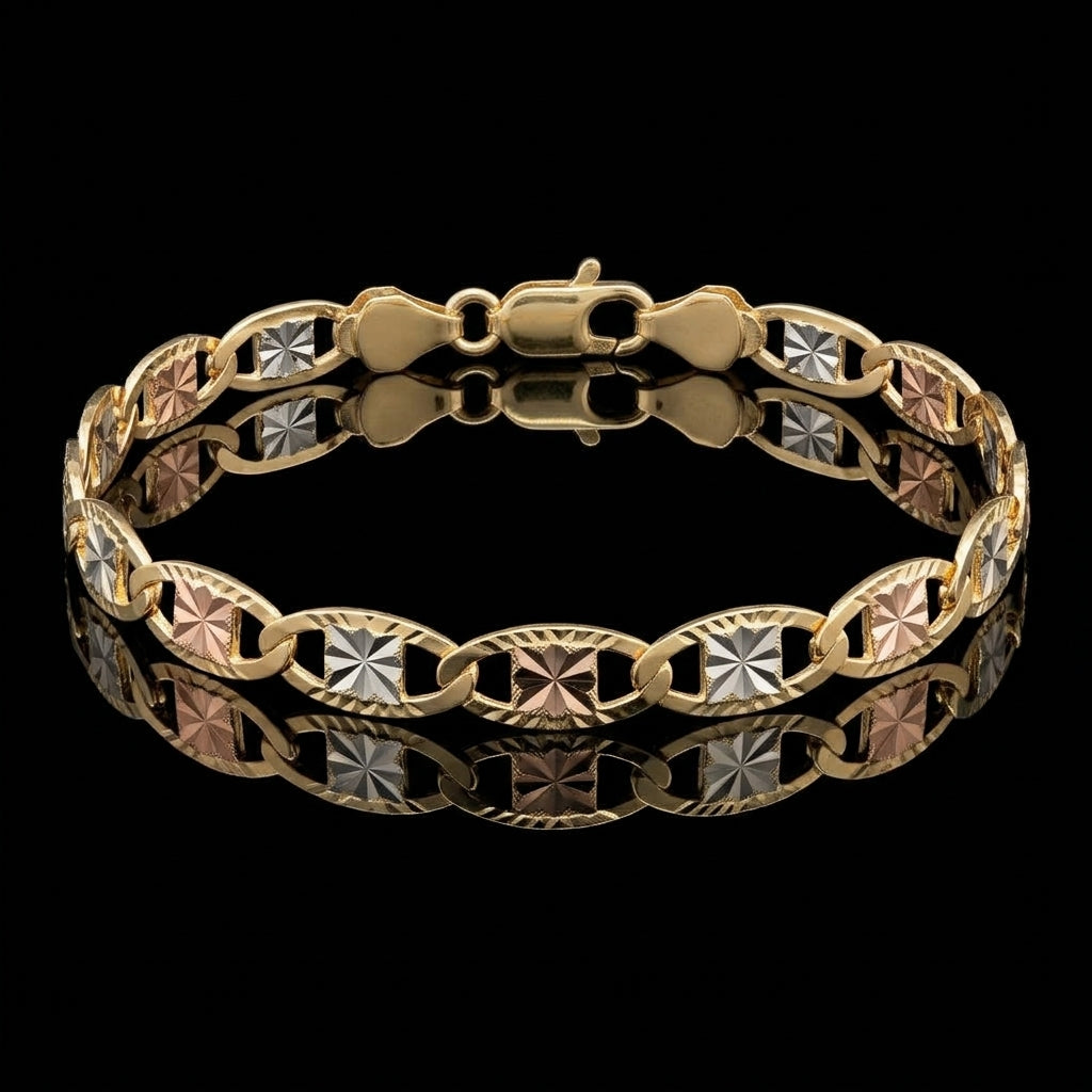 3 TONE VALENTINO BRACELET