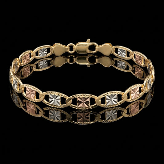 3 TONE VALENTINO BRACELET