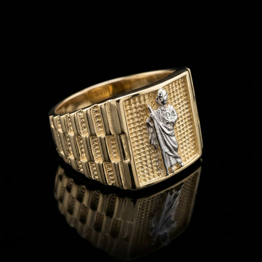 SQUARE ROLEX SAN JUDAS RING