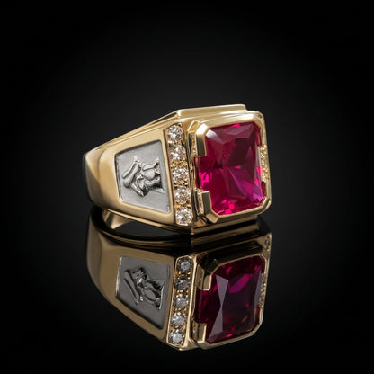 RED KOREAN RING