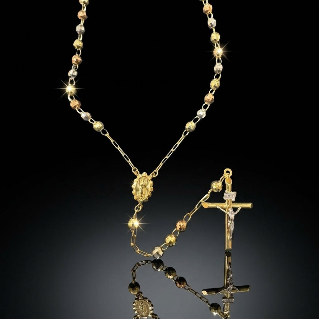 3 TONE MENS ROSARY