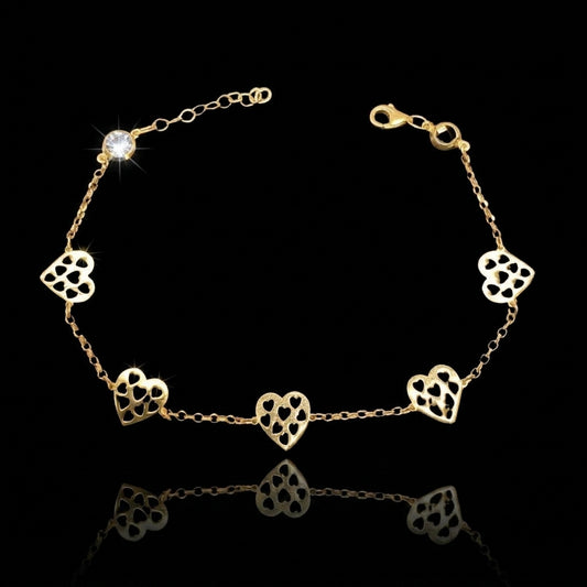 ROLO 5 HEART BRACELET