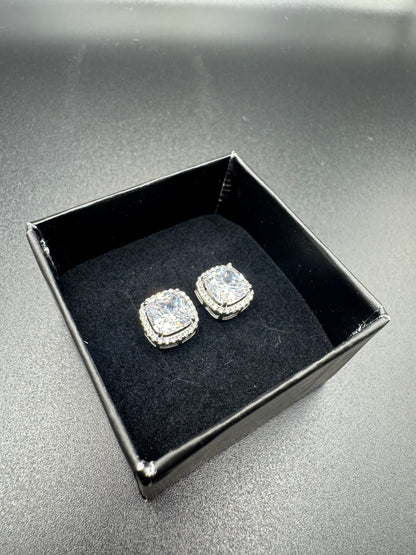 SILVER ZIRCON STUDS