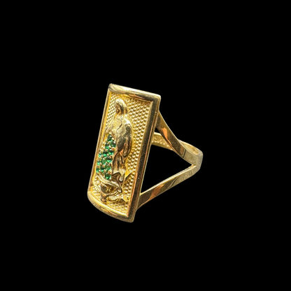 14K VIRGEN ZIRCON RING
