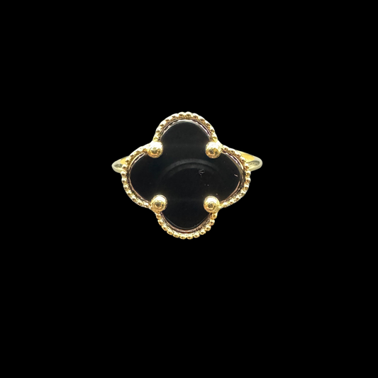 14K BLACK VAN CLEEF RING