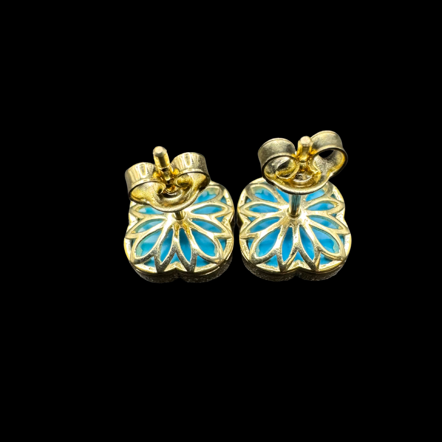 14K BLUE VAN CLEEF EARINGS