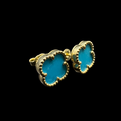 14K BLUE VAN CLEEF EARINGS