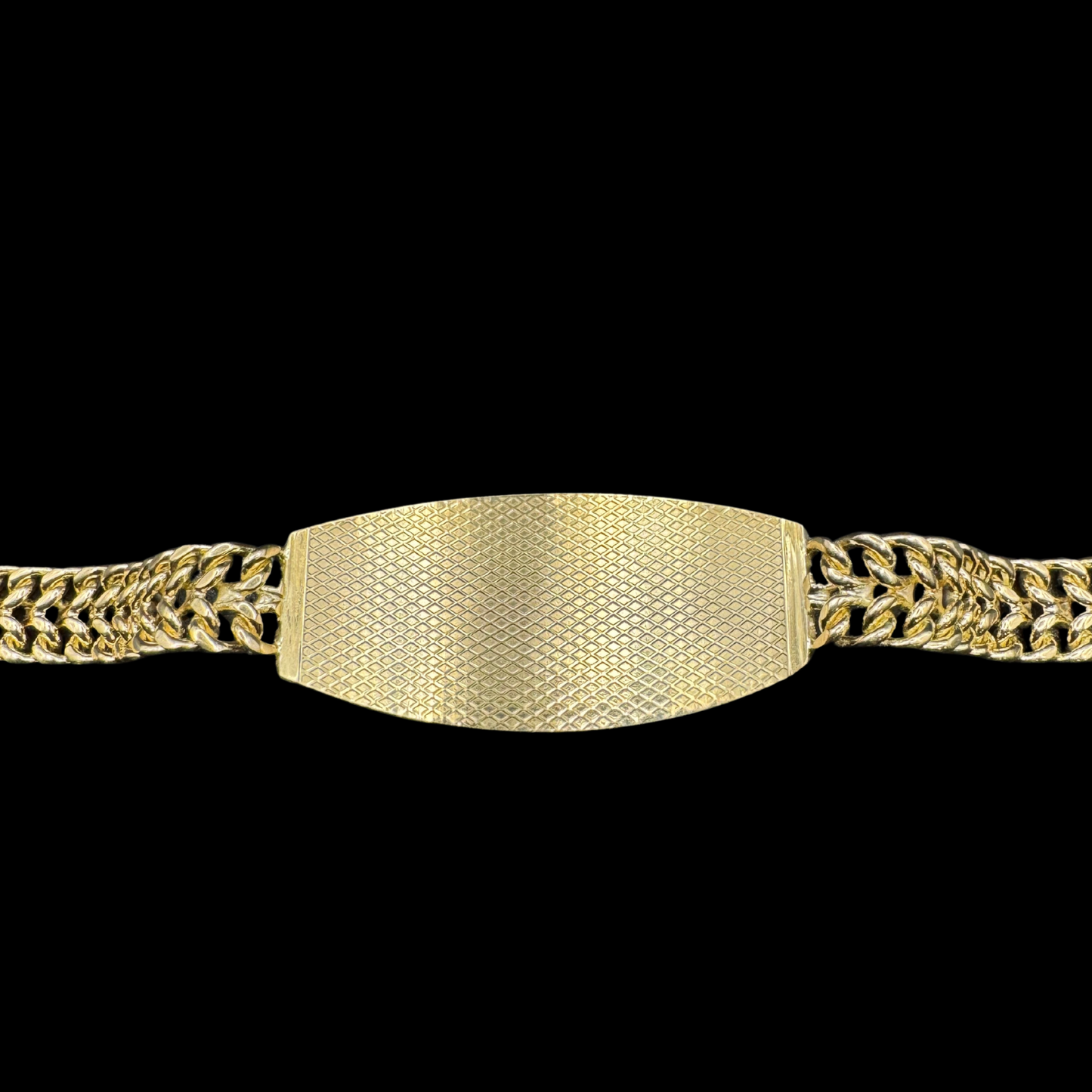 14K PETATIO NAME PLATE BRACELET