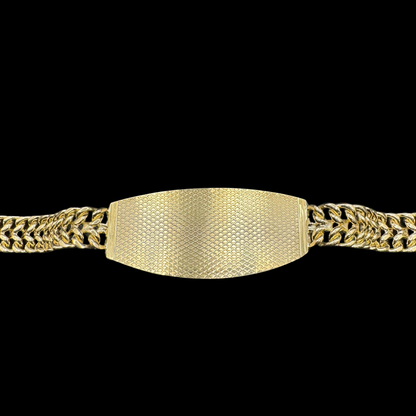 14K PETATIO NAME PLATE BRACELET