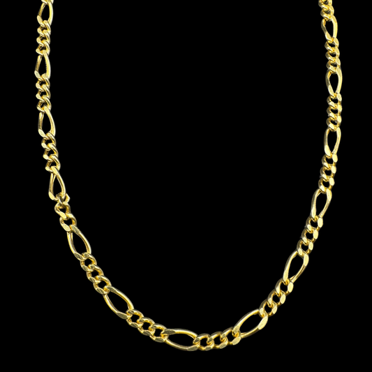 14 HOLLOW YELLOW FIGARO CHAIN