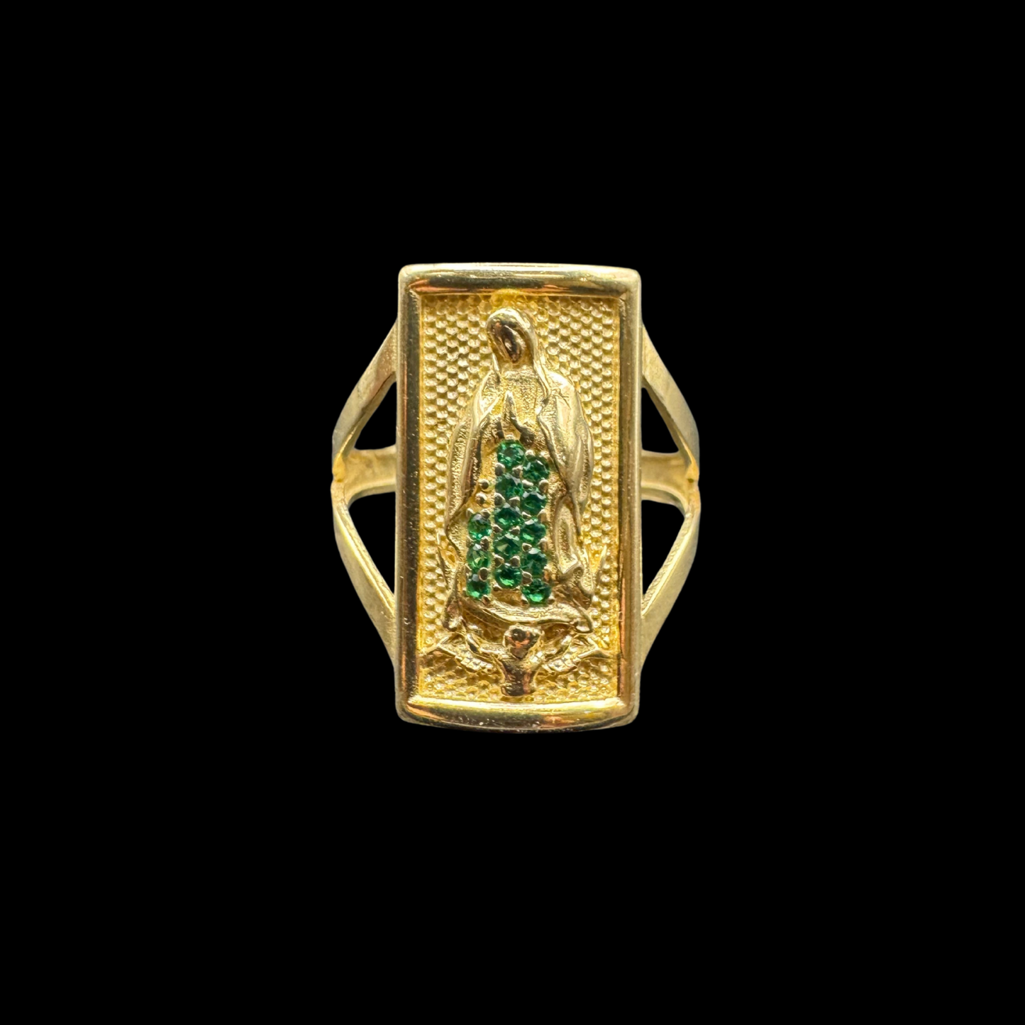 14K VIRGEN ZIRCON RING