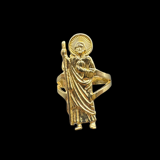 14K YELLOW SAN JUDAS TADEO RING