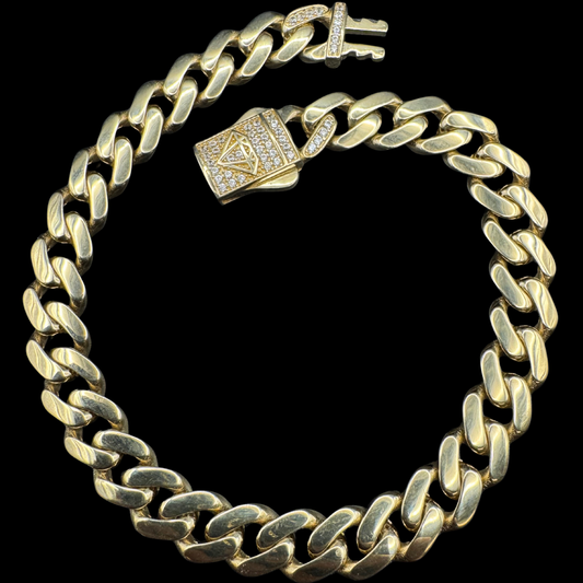 14K YELLOW MONACO BRACELET