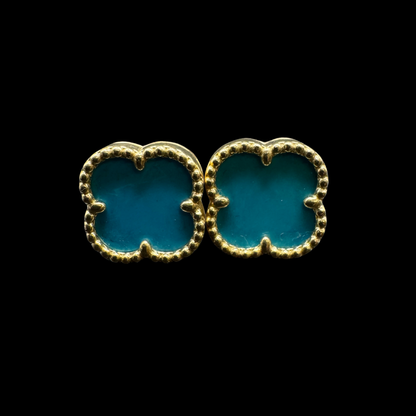14K BLUE VAN CLEEF EARINGS