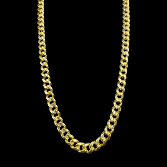 14K HOLLOW MIAMI CUBAN CHAIN